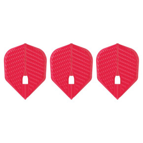 Trois ailettes L-Style L-Flight PRO Dimple L3 rouge