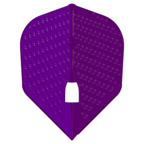 Détail texture Dimple L-Style L3 Purple Deep pour un vol précis et régulier.