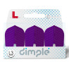 Légende : Packaging L-Style L-Flight PRO Dimple L3 Purple Deep pour fléchettes premium.
