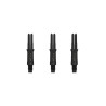 Shafts L-Style L-SHaft Carbon Locked Straight 130 noirs, pack de 3 tiges extra short.