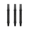 Shafts L-Style L-SHaft Carbon Locked Straight 295 Black, pack de 3 tiges carbone noires.
