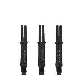 Shafts L-Style L-SHaft Carbon Locked Straight 190 noirs, pack de 3 tiges short.
