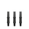 Shafts L-Style L-SHaft Carbon Locked Straight 130 noirs, pack de 3 tiges extra short.