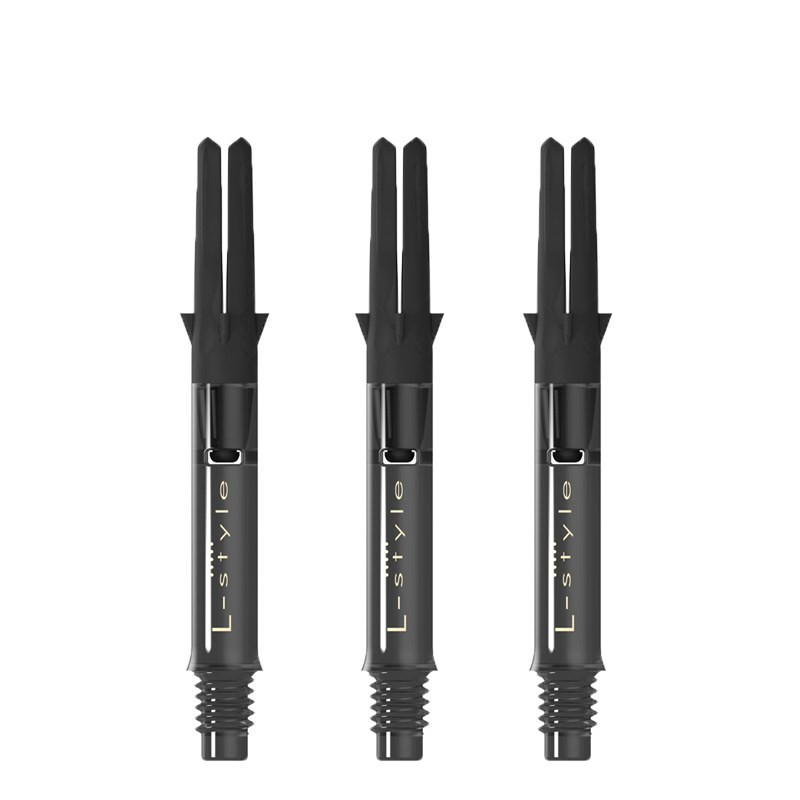Lot de 3 shafts L-Style Silent Carbon Black 260 in-between pour fléchettes.