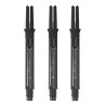 Lot de 3 shafts L-Style Silent Carbon Black 330 medium pour fléchettes.