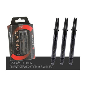 Pack L-Shaft Silent Carbon Straight Black 330.