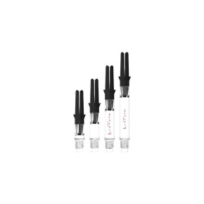 Shafts L-Style Silent Carbon Clear 130 extra-short avec gamme de longueurs.