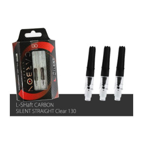 Pack L-Shaft Silent Carbon Straight Clear 130 avec Champagne Rings inclus.