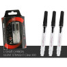 Pack L-Shaft Silent Carbon Straight Clear 330 avec Champagne Rings inclus.