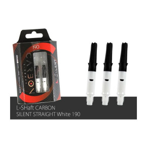 Pack L-Shaft Silent Carbon Straight White 190