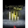 Visuel L-Style L-Shaft Silent Carbon White 260 avec technologie Silent Spin.