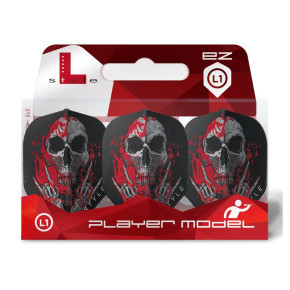 Packaging des ailettes L-Style Ryan Searle V3 L1 EZ, set de 3 flights Standard.
