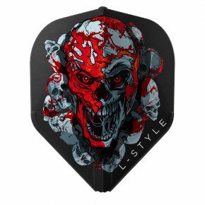 Ailette moulée L-Style Ryan Searle V4 L1 EZ avec design skull rouge et finition premium.