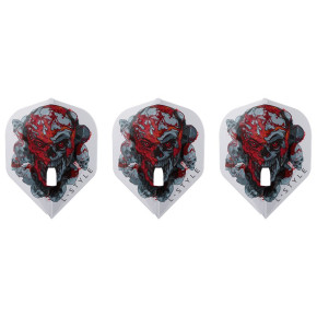 Lot de 3 ailettes L-Style Ryan Searle V4 PRO L1 Clear White.