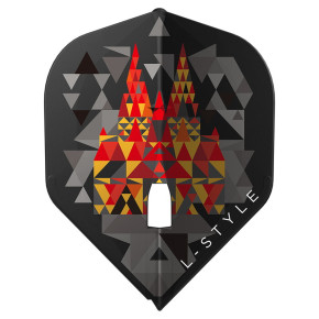 Ailette L-Style Florian Hempel Ver.2 PRO L1 Black avec design géométrique.
