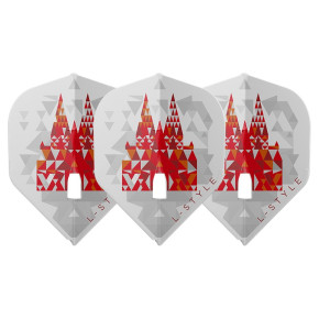 Set de 3 ailettes moulées L-Style Florian Hempel V2 PRO L1 White.