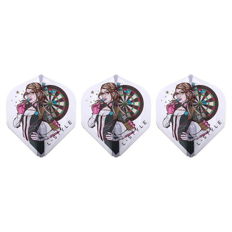 3 ailettes L-Style L-Flight EZ L1 Super Fallon Clear White