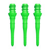 Trois pointes L-Style Premium ShortLip Neon Green 2BA au format court rigide.