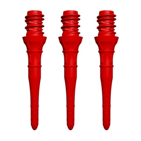 Trois pointes L-Style Premium ShortLip Red 2BA au format court et rigide.