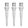 Trois pointes L-Style Premium ShortLip White 2BA au format court et rigide.
