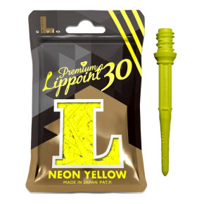 Sachet de 30 pointes L-Style Lippoint 30 Neon Yellow avec une pointe 2BA