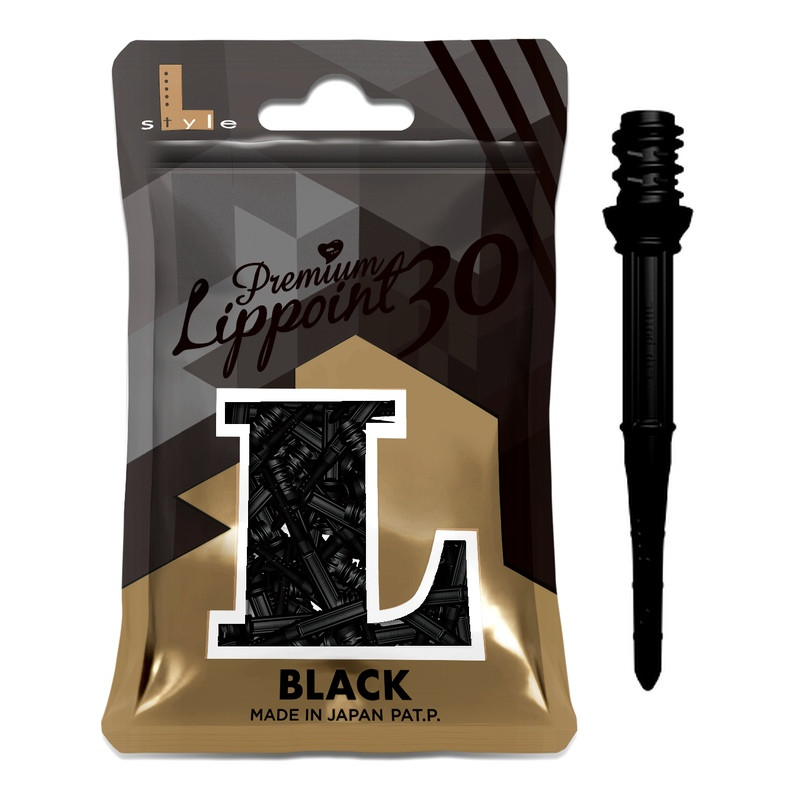 Sachet de 30 pointes L-Style Lippoint 30 Noir avec une pointe 2BA