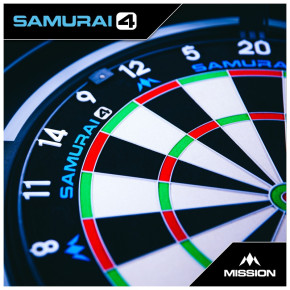 Design symétrique Mission Samurai 4 offrant une apparence constante après rotation.