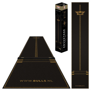 Packshots du tapis de fléchette BULL’S Advantage Carpet Dartmat + Oche 300x85 cm