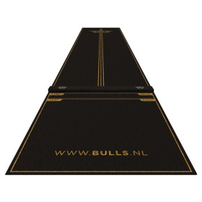 Tapis de fléchette BULL’S Advantage 300x85 cm en perspective avec zone de lancer