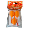 Sachet d'ailettes moulées orange de la marque L-style Barflight.