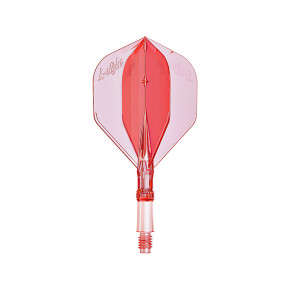 L-Style L-System Clear Red 190 L1 ailette moulée intégrée vue de face