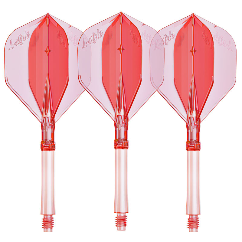 Ailettes moulées L-style L-System Rouge transparent 330 L1