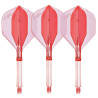Ailettes moulées L-style L-System Rouge transparent 330 L1