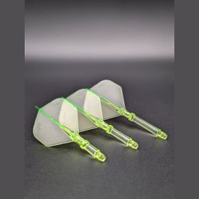 Trio de L-Style L-System L1 190 Neon Yellow sur fond sombre