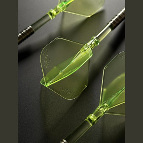 Vue détaillée du trio L-Style L-System L1 190 Neon Yellow