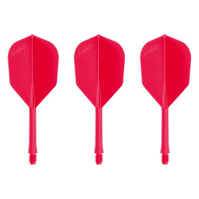 Ailettes moulées L-Style BarFlight rouges pour fléchettes soft tip.