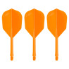Ailettes moulées L-Style BarFlight orange pour fléchettes soft tip.