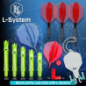 L-System L-Style : flights L1, shafts compatibles et Key-2 nécessaire pour séparer les composants