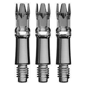 Lot de 3 shafts L-Style L-System Clear Black 190 – tiges noires transparentes