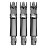 Lot de 3 shafts L-Style L-System Clear Black 225 – tiges noires transparentes