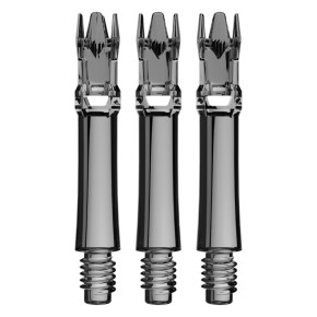 Lot de 3 shafts L-Style L-System Clear Black 260 – tiges noires transparentes