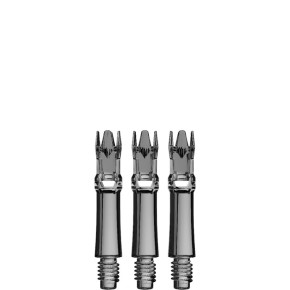 Lot de 3 shafts L-Style L-System Clear Black 225 – tiges noires transparentes