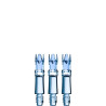 Lot de 3 shafts L-Style L-System Clear Blue 190 – tiges bleues transparentes