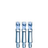 Lot de 3 shafts L-Style L-System Clear Blue 225 – tiges bleues transparentes