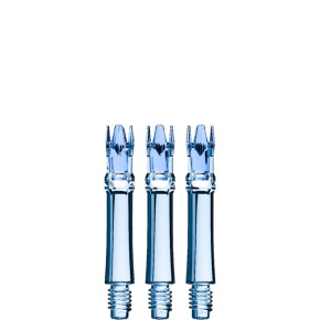 Lot de 3 shafts L-Style L-System Clear Blue 260 – tiges bleues transparentes