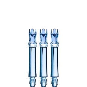 Lot de 3 shafts L-Style L-System Clear Blue 295 – tiges bleues transparentes