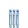 Lot de 3 shafts L-Style L-System Clear Blue 295 – tiges bleues transparentes