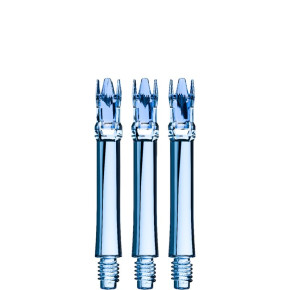Lot de 3 shafts L-Style L-System Clear Blue 330 – tiges bleues transparentes