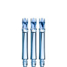 Lot de 3 shafts L-Style L-System Clear Blue 330 – tiges bleues transparentes