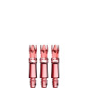 Lot de 3 shafts L-Style L-System Clear Red 190 – tiges rouges transparentes